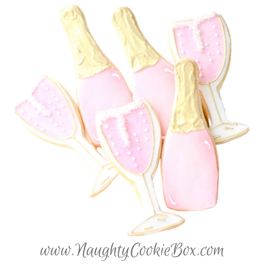 Champagne Cookie Set