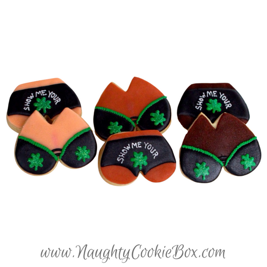 Show Me Your Shamrock Bra and Panty Cookie Set