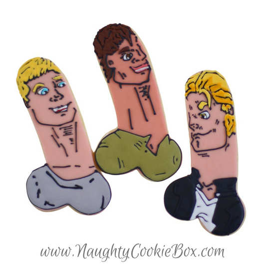 Cartoon Hunk Penis Cookies