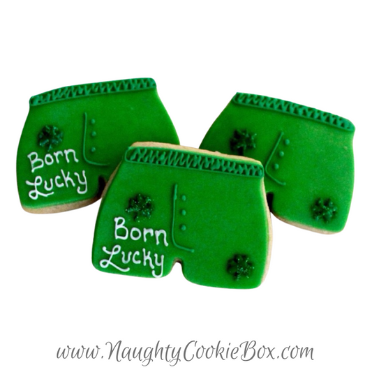 Born Lucky Men's Boxers Cookies