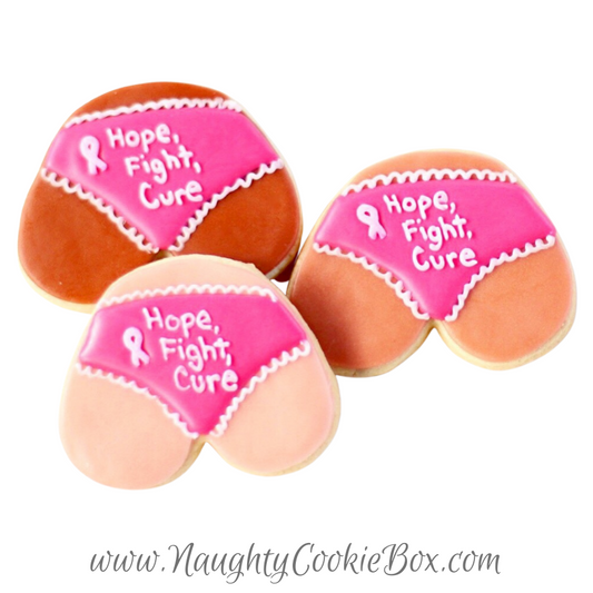 Breast Cancer Panty Cookies