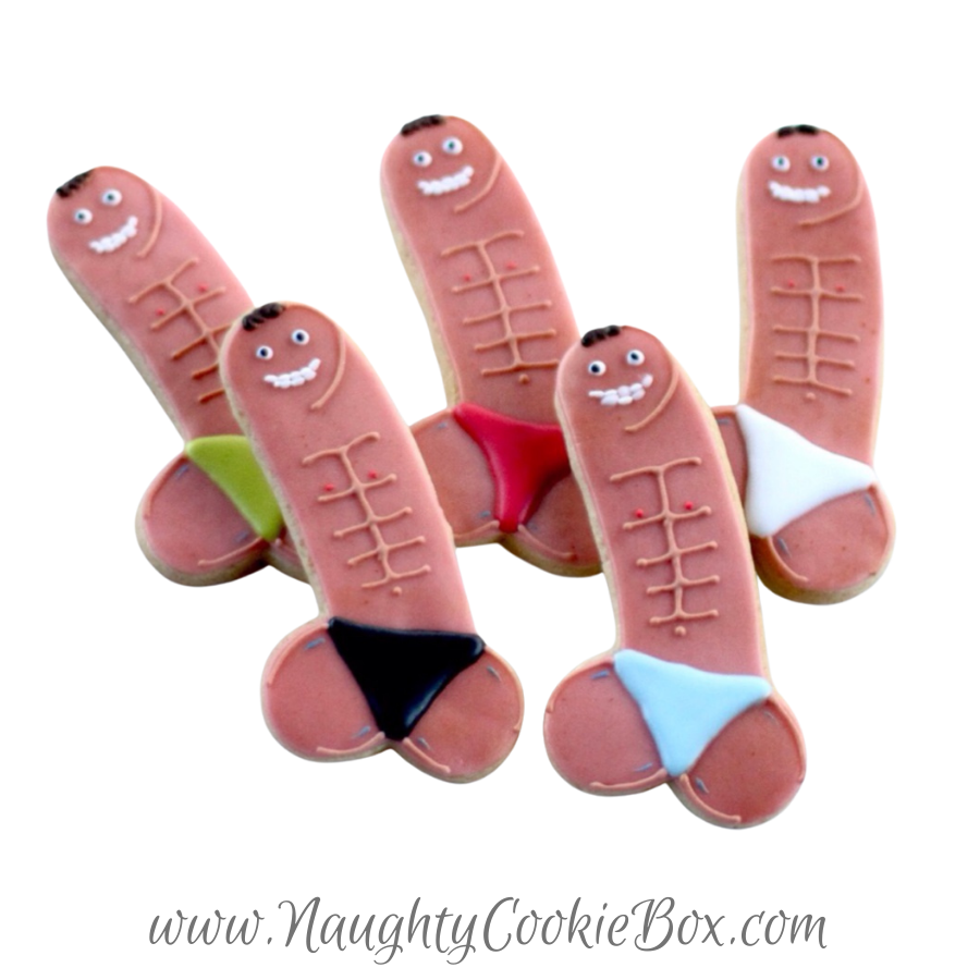 Body Builder Penis Cookies – Naughty Cookie Box