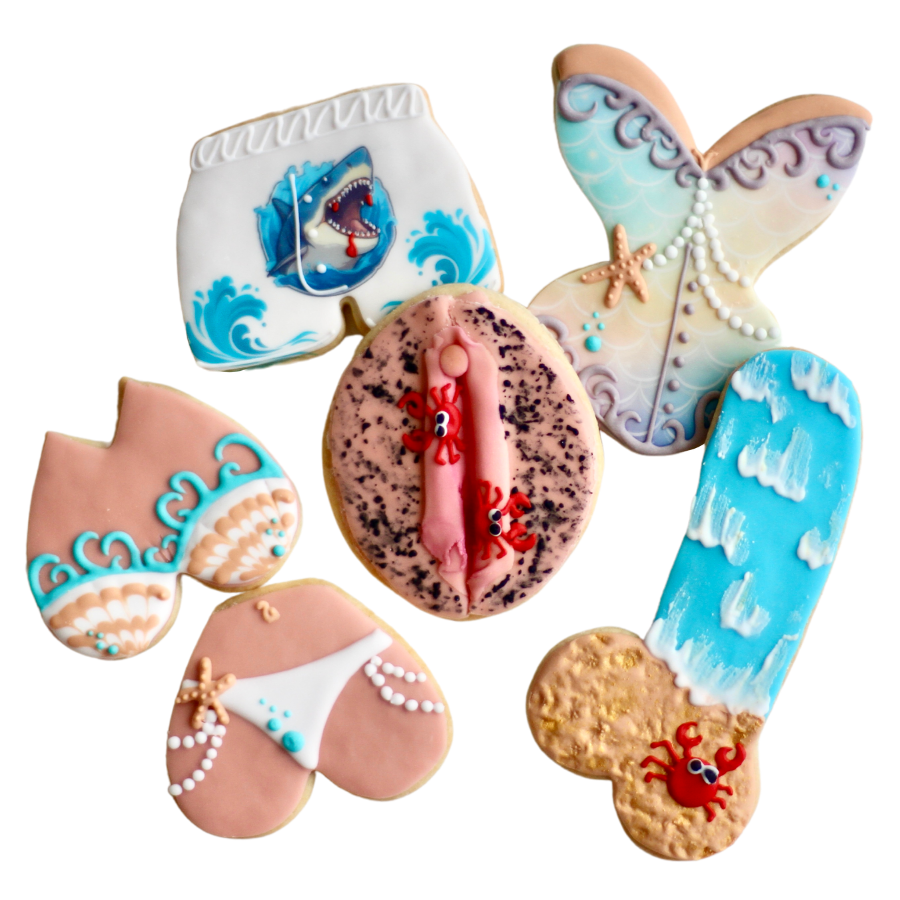 Beach Fun Adult Cookie Set