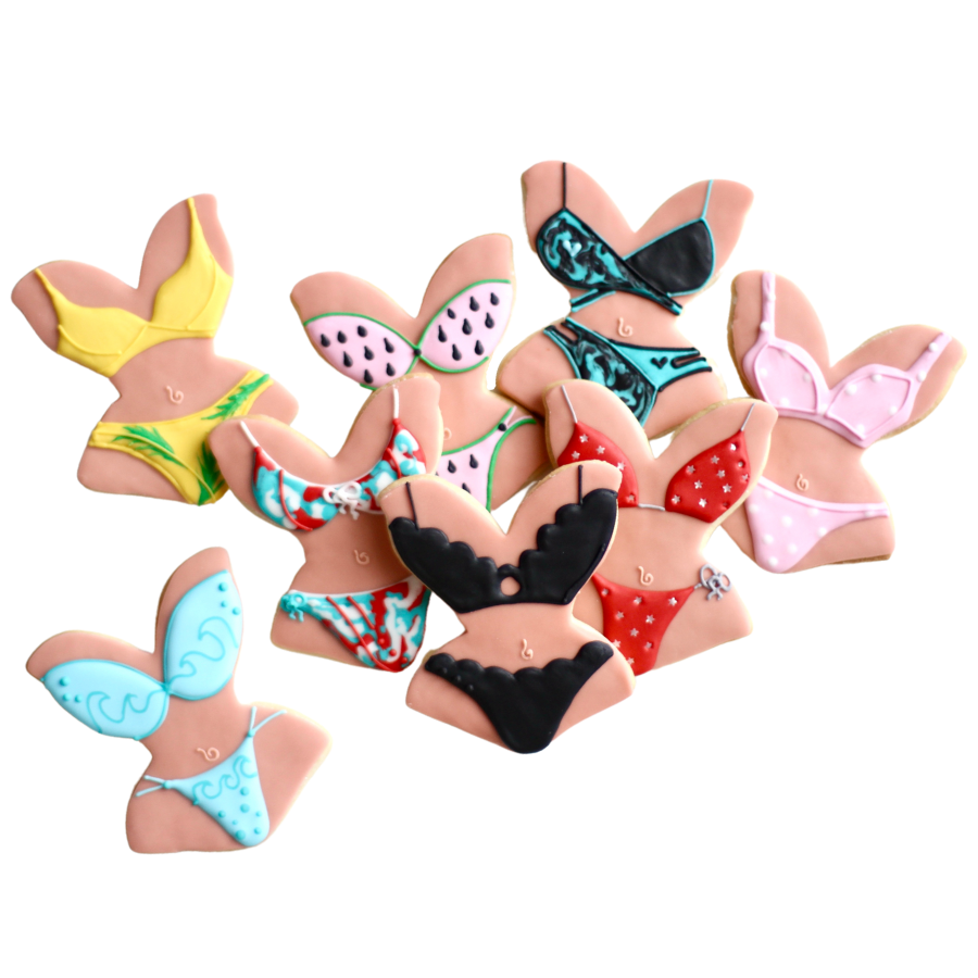 Bikini Swimsuit Cookies