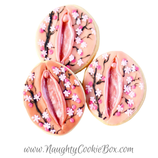 Cherry Blossom Vagina Cookies