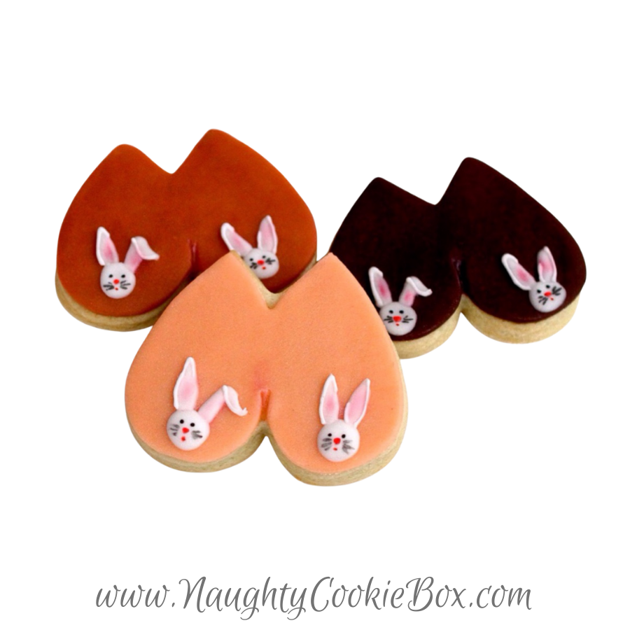 Easter Bunny Boob Cookies