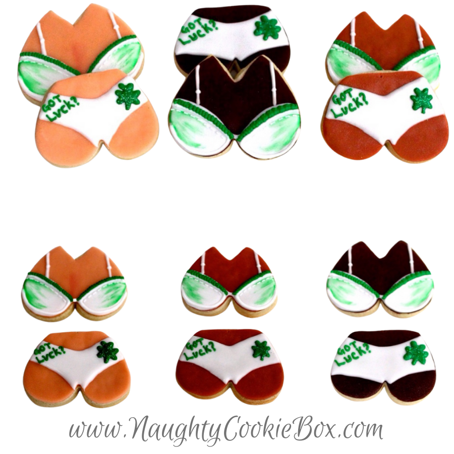 Got Luck? Bra and Panty Cookie Set