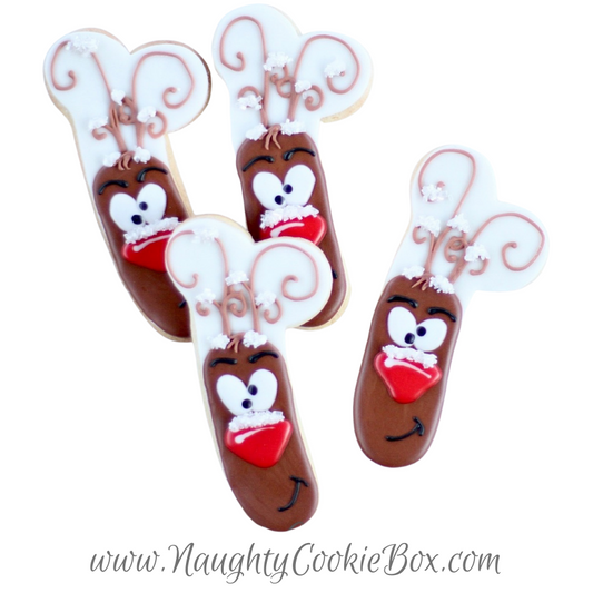 Rudolph The Red Nosed Reindeer Penis Cookies