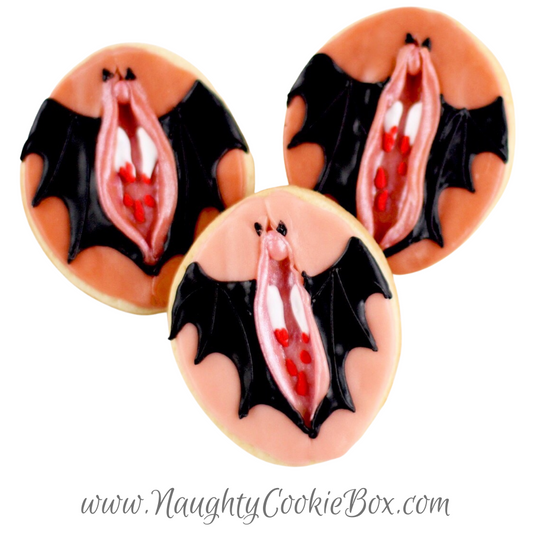 Bat Wing Vagina Cookies