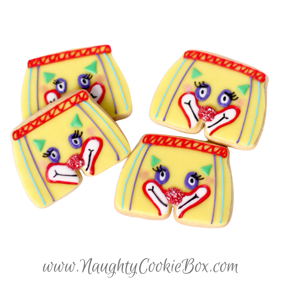 Clown Mens Boxers Cookies