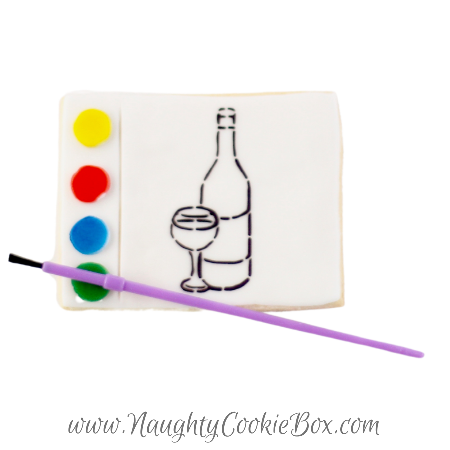 Wine Paint Your Own Cookies